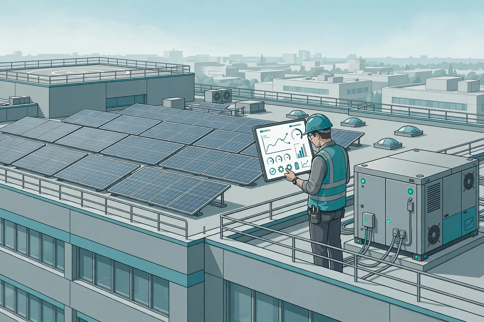 2026 healthcare facility trends: solar, predictive maintenance, and microgrid resilience
